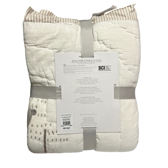 New POTTERY BARN KIDS Dakota Woodland Toddler Quilt - Picture 5 of 5